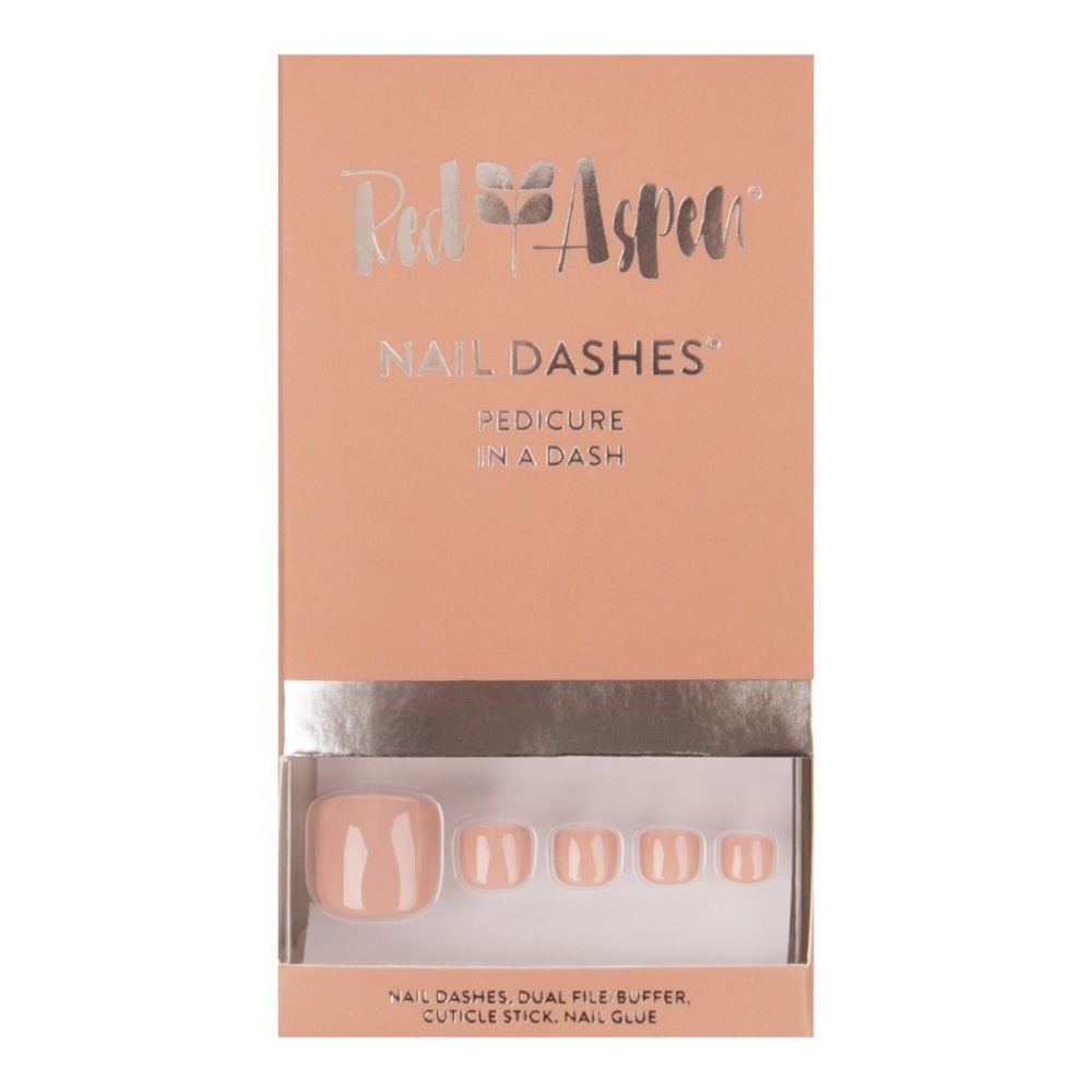 Red Aspen Maddie Loves Marshmallows PedicureDashes, Press-On nails ✨💕